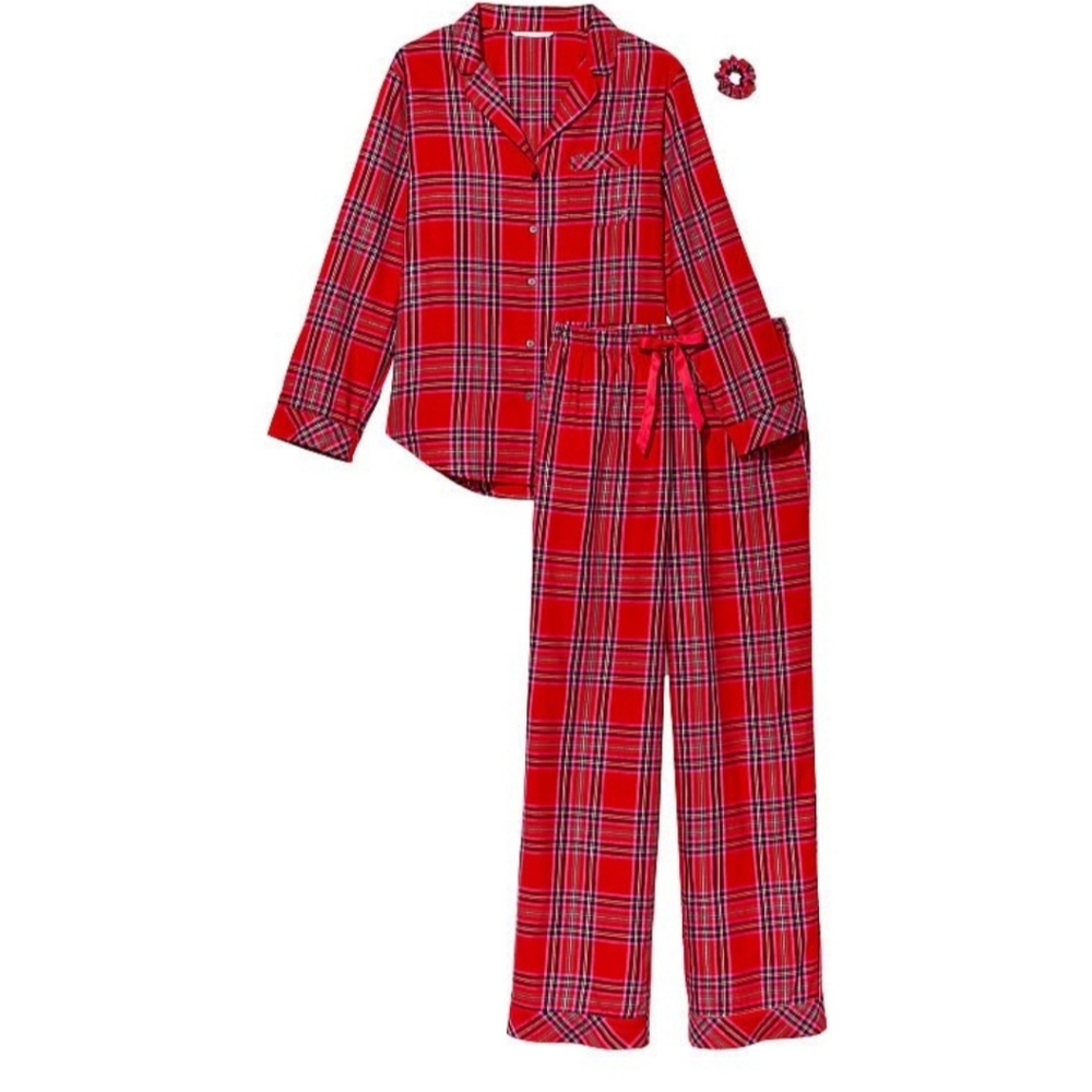 Victoria Secret Flannel Pj set size XXL NWT